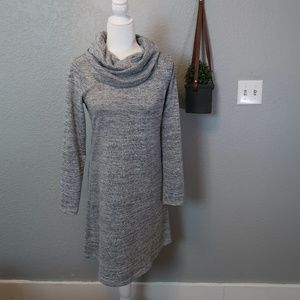 GNW GRAY TURTLE E NECK SWEATER DRESS SIZE …